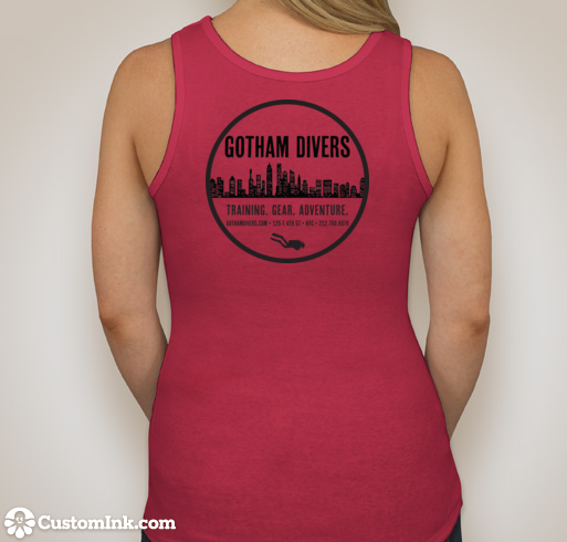 Gotham Ladies Tank Top - Gotham Divers Store
